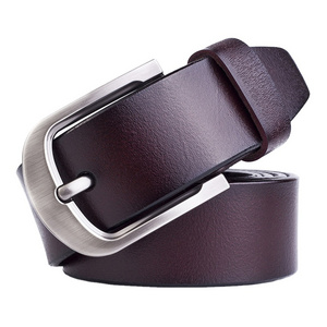 Brussels Sports Buckle Belt Genuine Cow Leather Belt for Men Real Leather Belts OEM Customized Logo Hide Accept