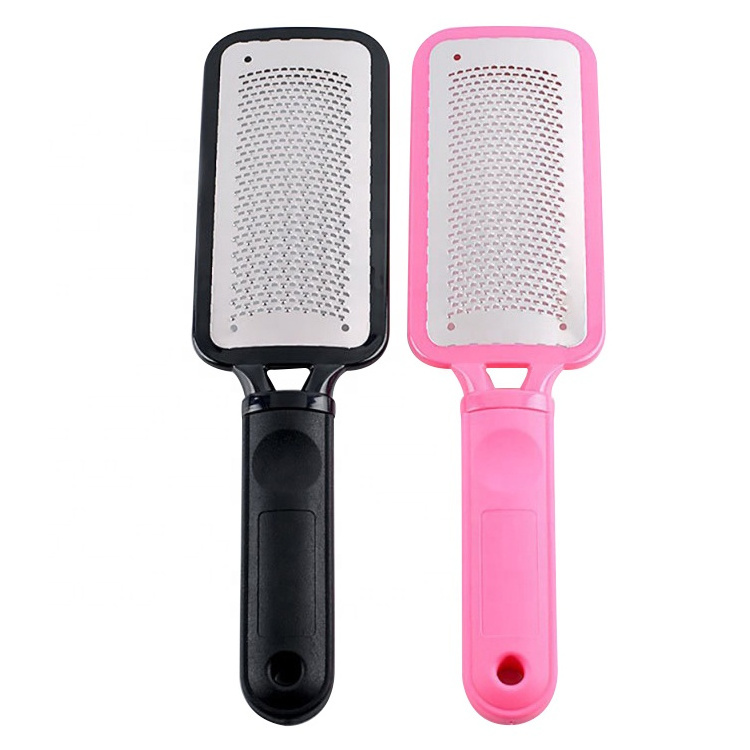 FRESNO SURGE Professional Double Sided metal Stainless Steel foot files Pedicure Foot File callus remover