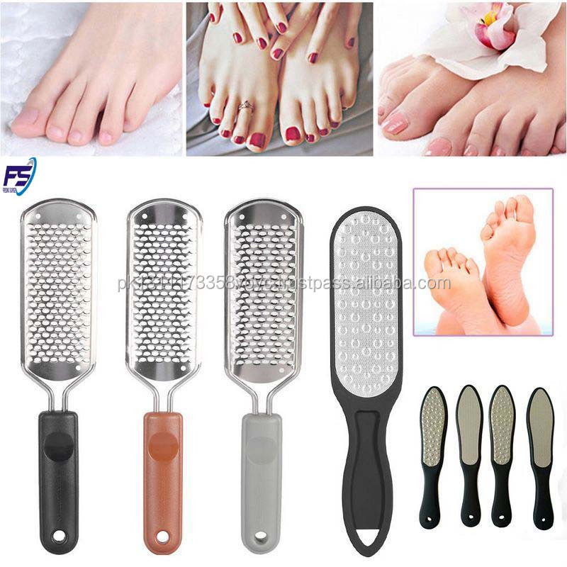 Stainless Steel Portable Dead Skin Callus Remover OEM Pedicure Foot Rasp Dual Sided File Callus Remover Tool