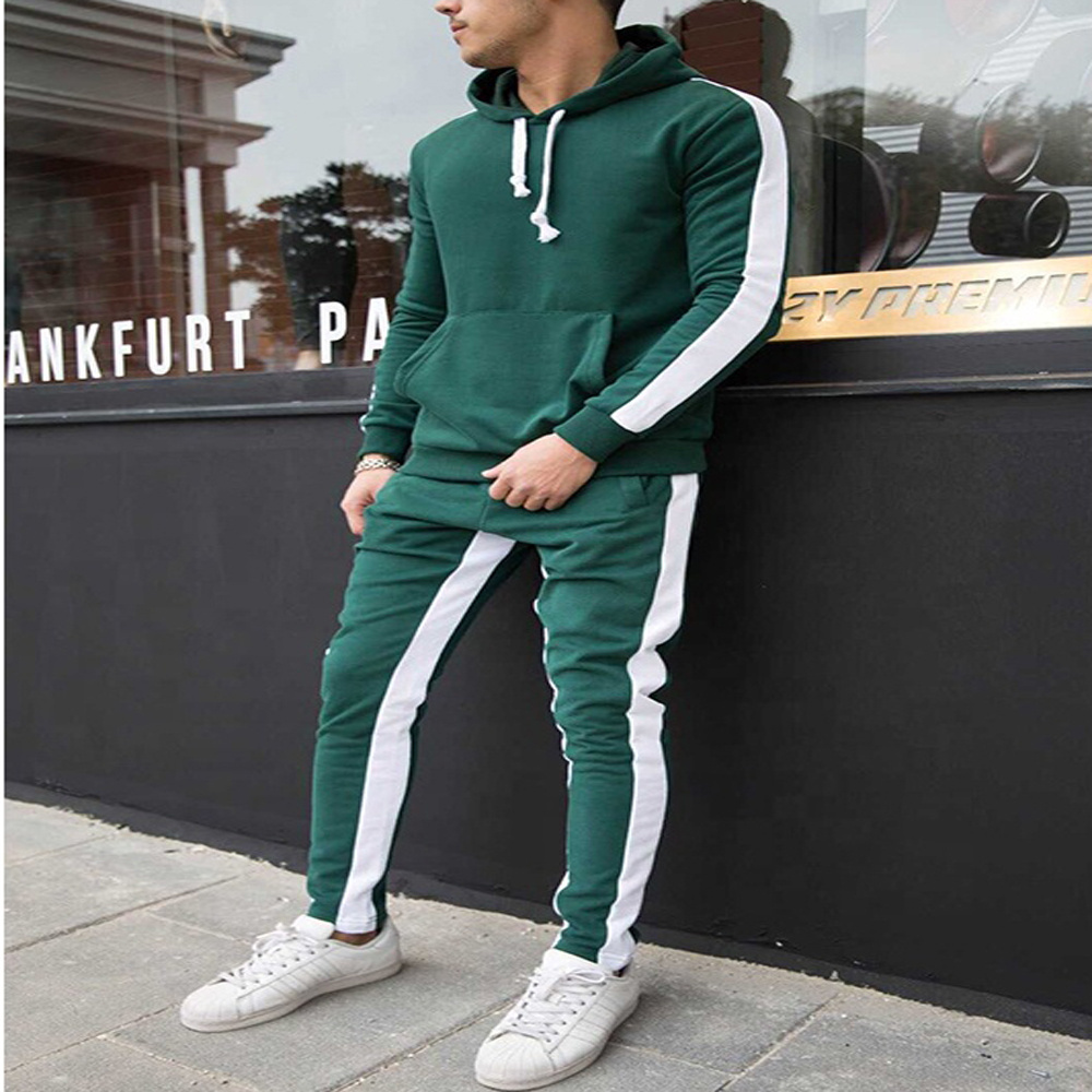 good quality plain cotton hoodie sweat suits wholesale jogging suits sport track suit