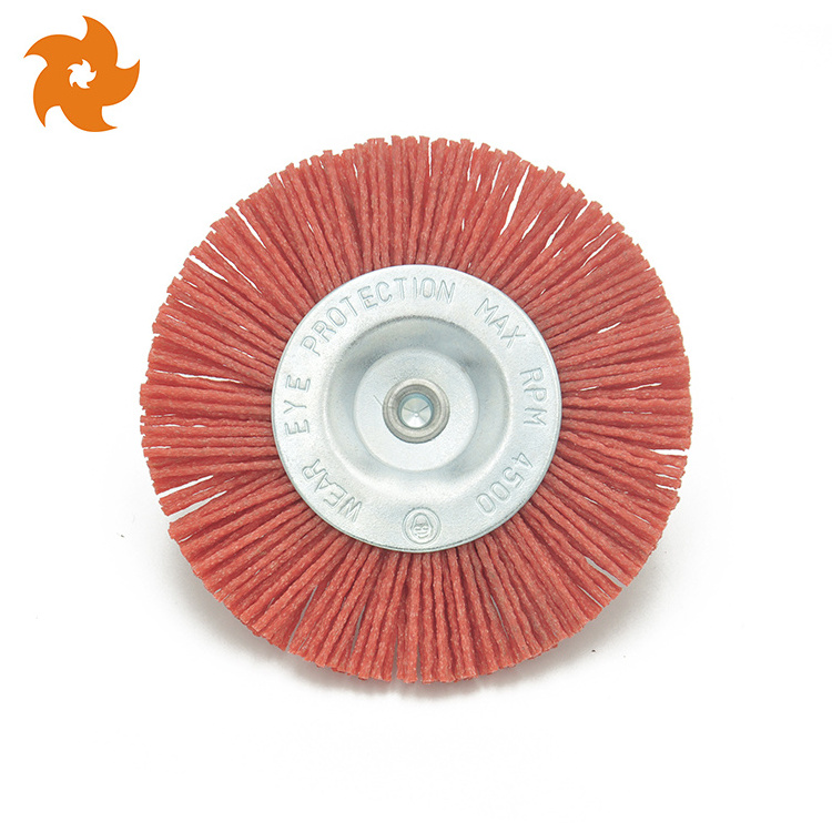 High Quality car wheel cleaning brush 4500 RPM nylon wire Brushes for car cleaning