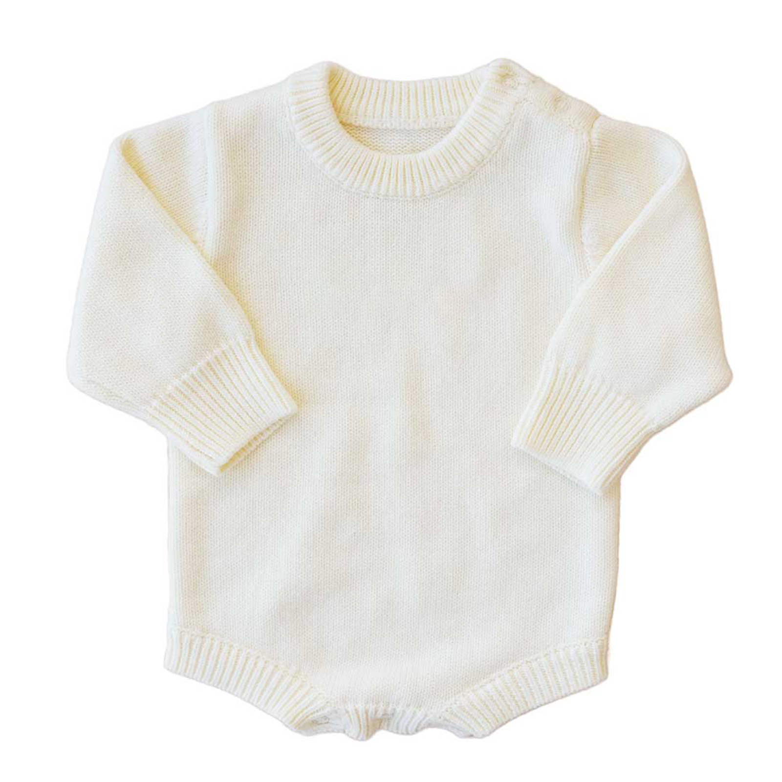 personalized Oem Custom baby Outfit Plain New Born Baby Boy Girl Chunky Knit Sweater knit sweater bubble romper solid