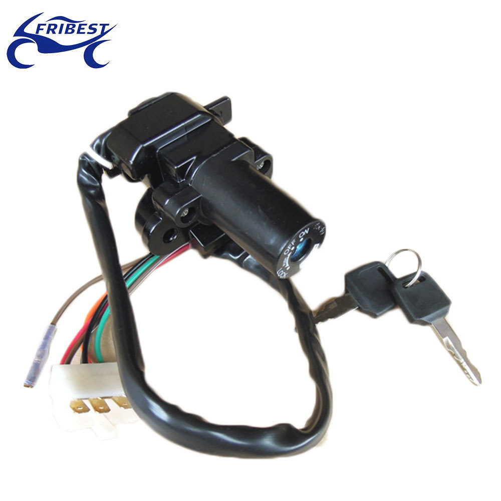 Motorcycle Ignition key Switch For ZX6R ZZR600 ZZR400 All year