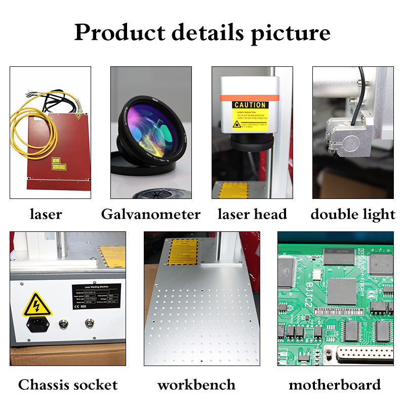 Split desktop portable laser marking machine 20w 30w 50W 100w portable