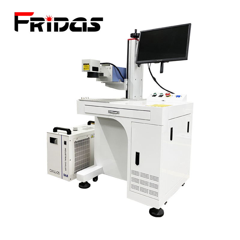 Jinan FRIDAS uv laser marking machine 5w for engraving on wood, plastic