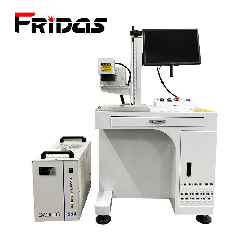 Jinan FRIDAS uv laser marking machine 5w for engraving on wood, plastic