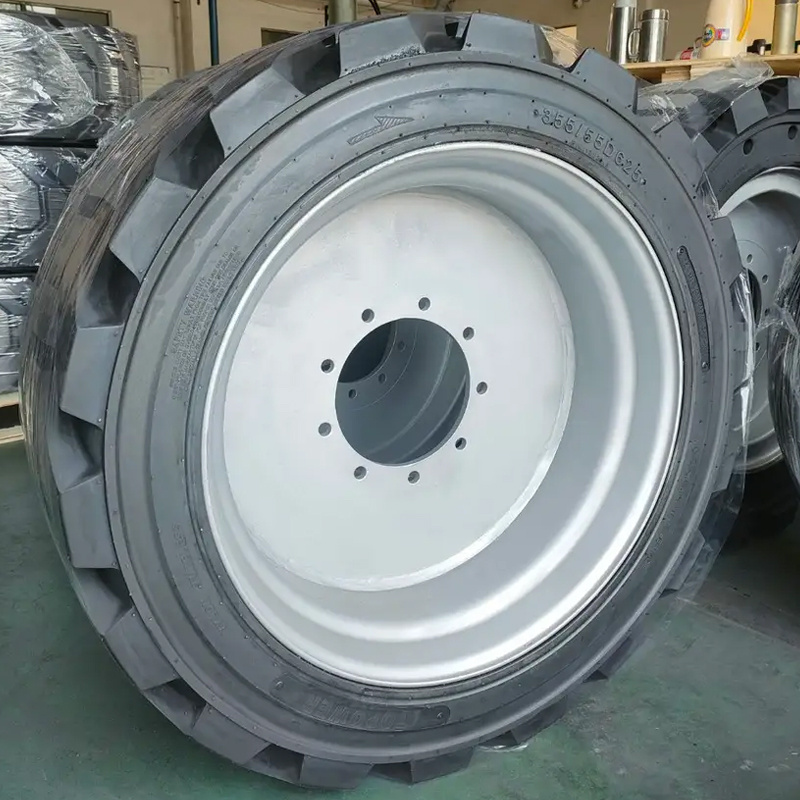 All terrain tire, incl. rim+foam JLG foam filled tyre/wheel 355/55D625 for 600 part number 4520345 4520344