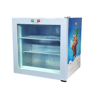 Counter Top Mini Ice Cream Display Freezer/Gelato Display Cabinet Freezer