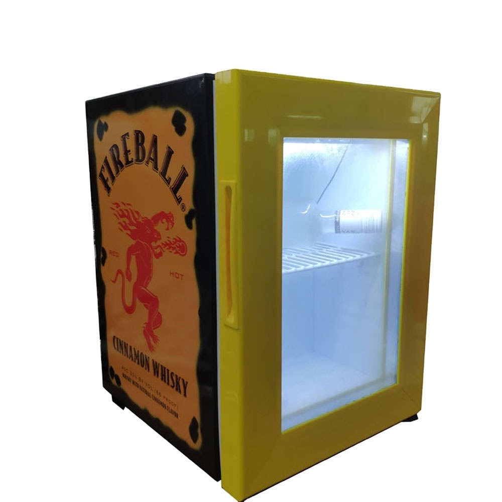 Fridgechina SC21 Counter Top Energy Beverage Drink Can Mini Cooler OEM Bottle Cooler Display Cooler Display Fridge R600a CN;ZHE