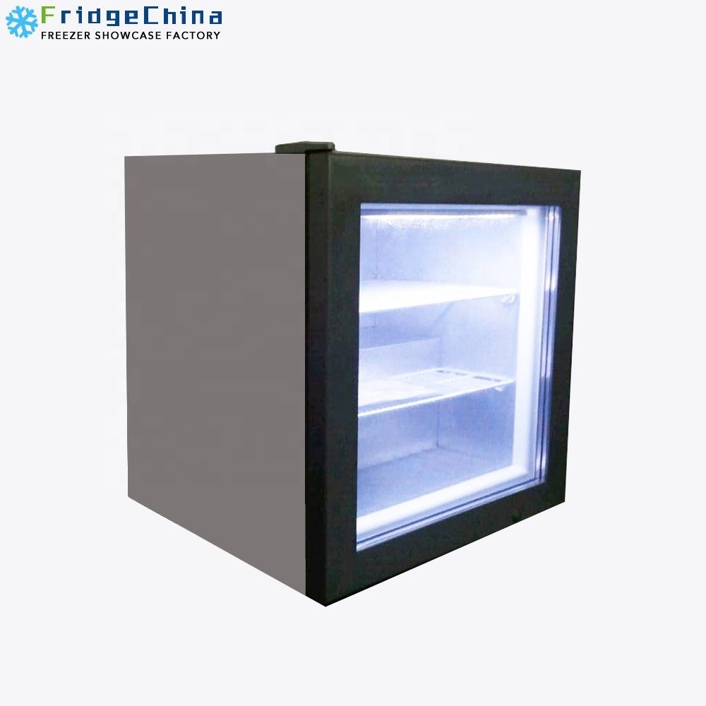 Factory 55L Gelato Ice Cream Mini Display Compact Freezer with Glass door