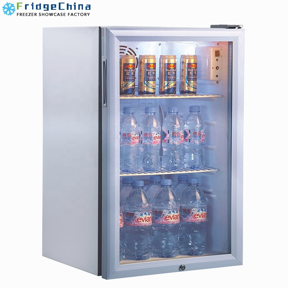 Best Single Door Commercial Glass Display Showcase Drink Coolers Upright Fridge For Sale