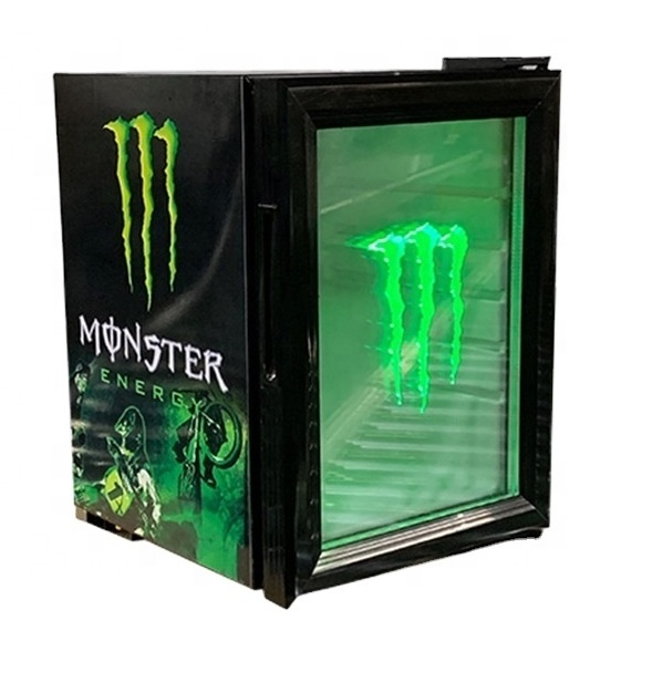 Fridgechina SC21 Counter Top Energy Beverage Drink Can Mini Cooler OEM Bottle Cooler Display Cooler Display Fridge R600a CN;ZHE