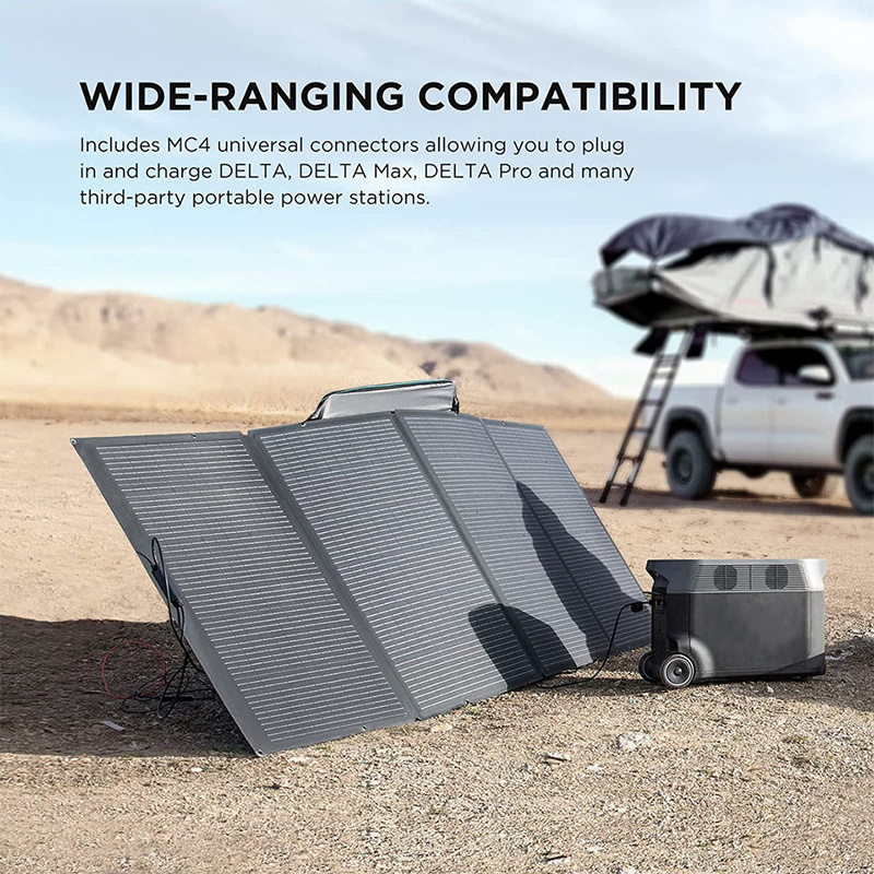 400W Portable Solar Panel Foldable & Durable Waterproof IP68 For Outdoor Adventures Foldable Solar Panel ETFE CA-1020