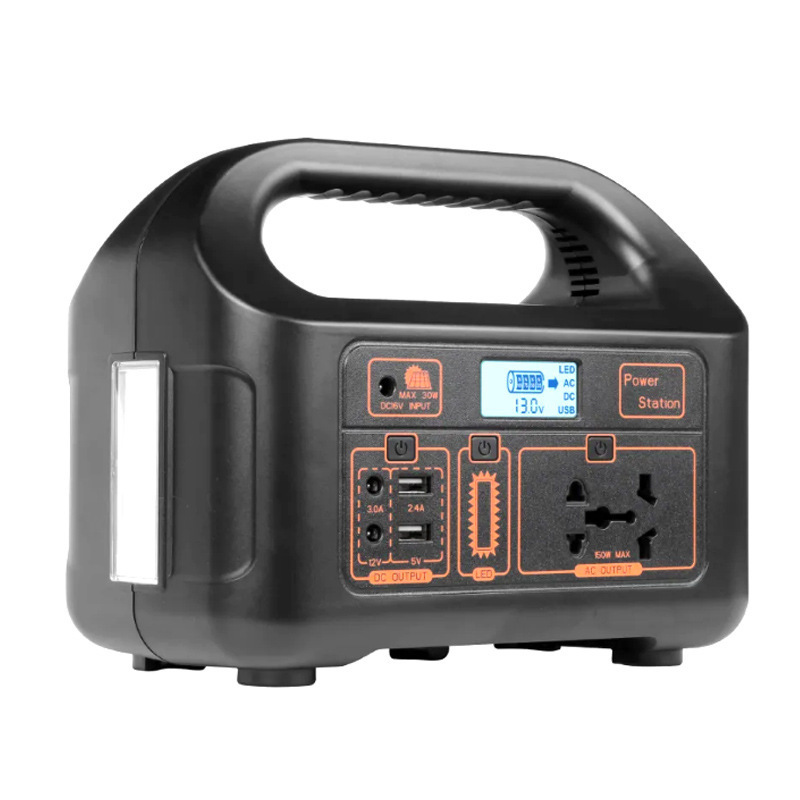 150W Portable Power Station144Wh 220v Solar Generator with USB-C PD Output Lithium Battery for Outdoor Home Mobile Camping Power