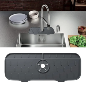 Customized faucet splash protector, kitchen sink splash cover, silicone faucet pad