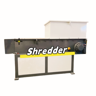 Industrial single shaft shredder for waste plastic automatic shredding machine for aluminum motor plastic shredder