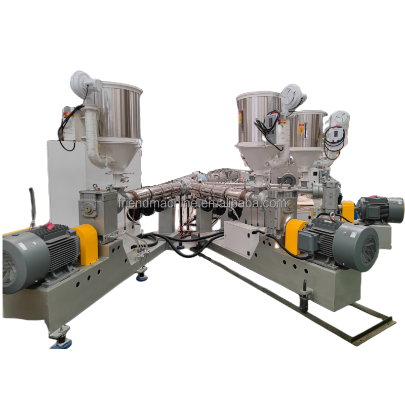 3 layers PVC pipe production line plastic pipe extrusion line three layers PE HDPE PPR pipe water supply tube production line