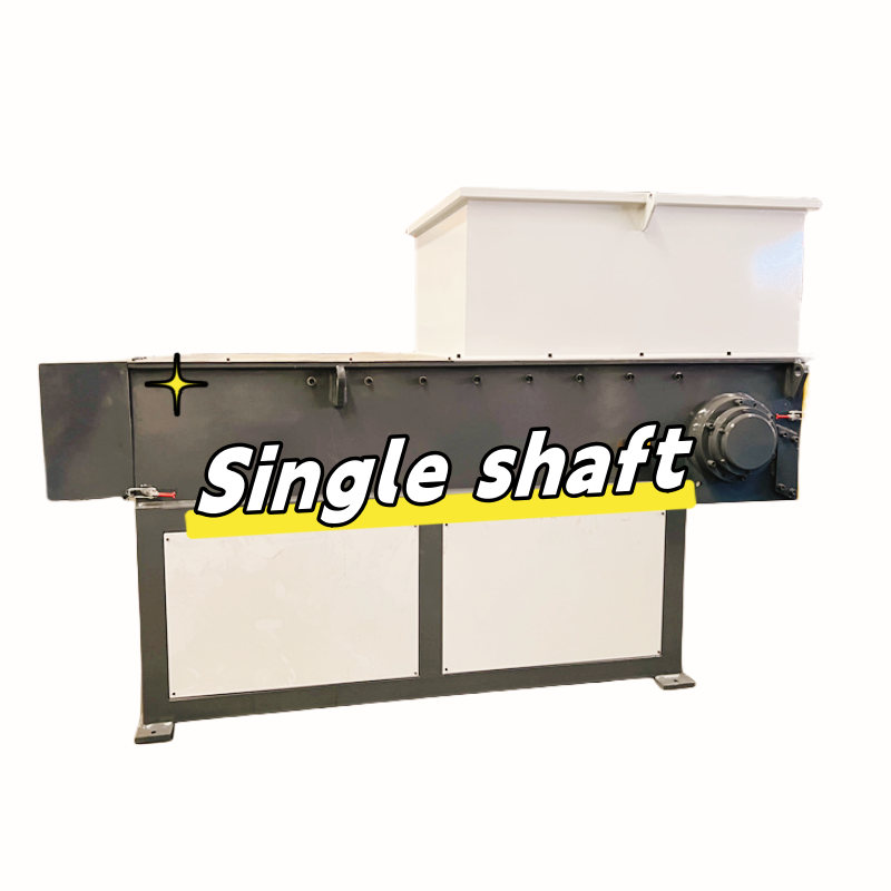 Industrial single shaft shredder for waste plastic automatic shredding machine for aluminum motor plastic shredder