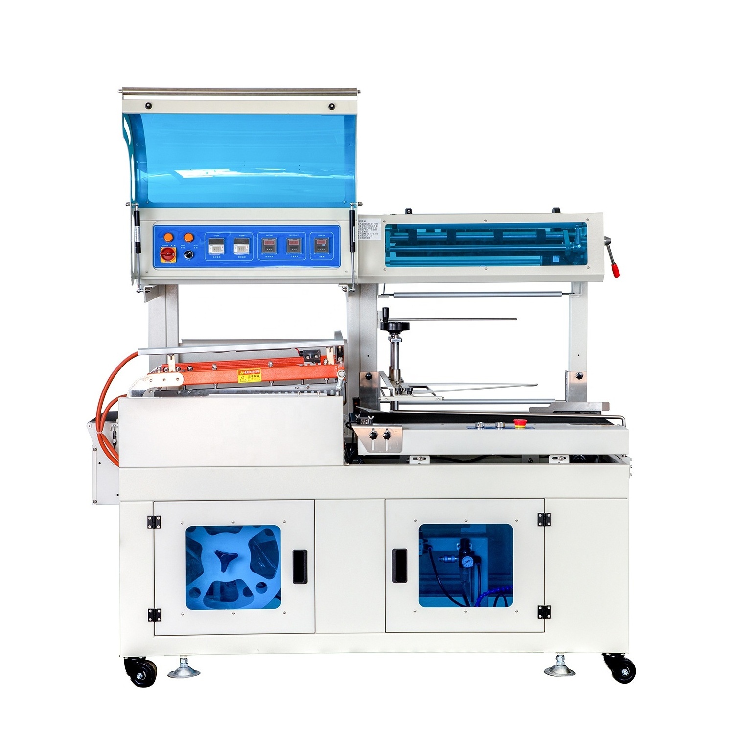 Automatic film wrapping machine shrink box packing machine carton heat shrink wrap packaging machine