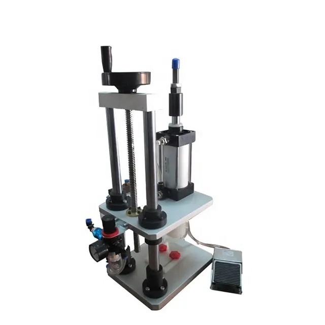 Manual Pneumatic Crimp Machine Perfume Bottle Crimping and Capping Machine Perfume Bottle Sealing Machine