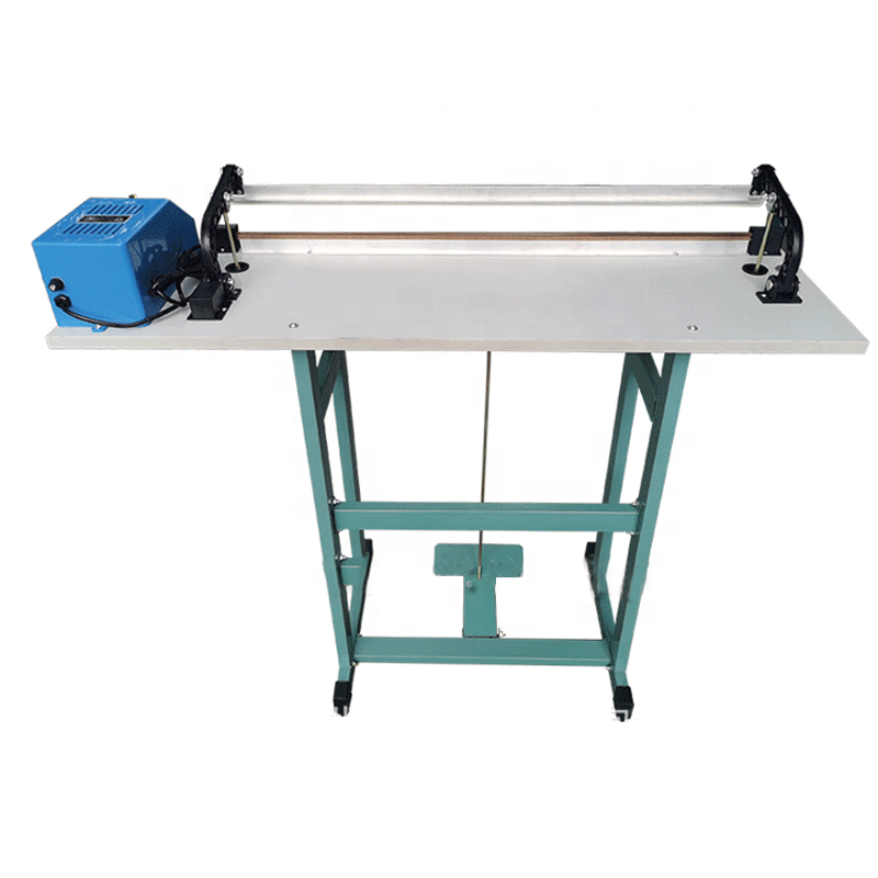 Pedal Impulse Plastic Bag Sealer vertical food plastic bag aluminum foil paper bag heat sealing machine Cutting