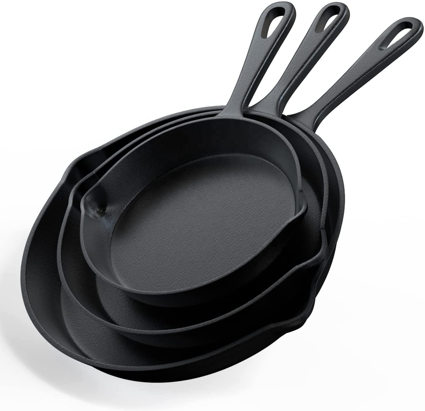 3 PK cast iron cookware 6