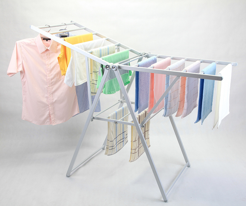 Popular Style Foldable Aluminum clothes drying rack laundry Hanger Stand hot sale