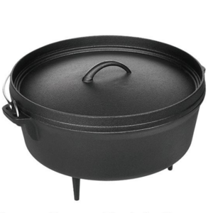 Thickened cast iron pot outdoor camping Dutch sling pot barbecue soup pot