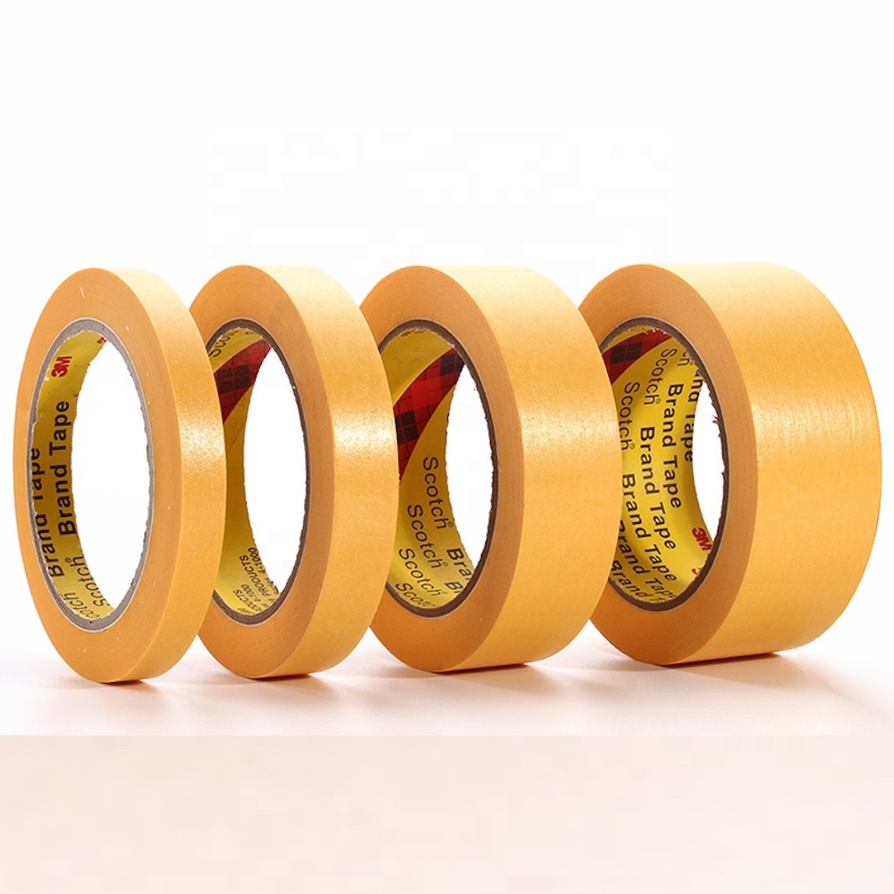 3M  Masking Tape Gold 244 High temperature resistant textured tape  High Precision Painter Tape Size customization