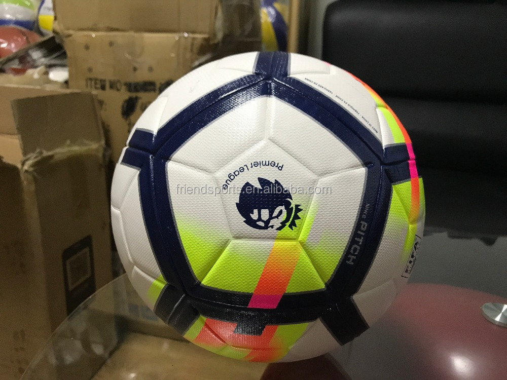 the latest new 2017 ORDEM thermal bonded PU leather texture finish body size 5 football soccer ball