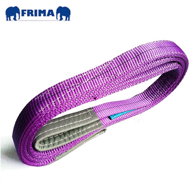 1Ton Polyester Lifting Webbing Soft Sling Belt for Crane Lifting