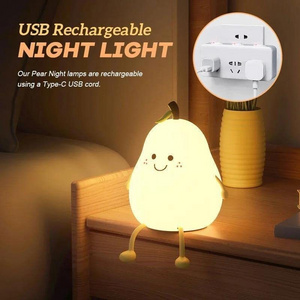 USB Rechargeable 7 Colors sleeping Desk lamp decor Lamp Christmas Gifts for Baby Kids Silicone Yeelight Night Light Lamp