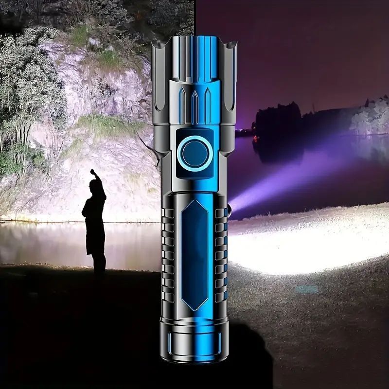 Super Bright Linternas High power Rechargeable hunting lantern l Long Range Torch Light waterproof Micro USB Flashlight Tactical