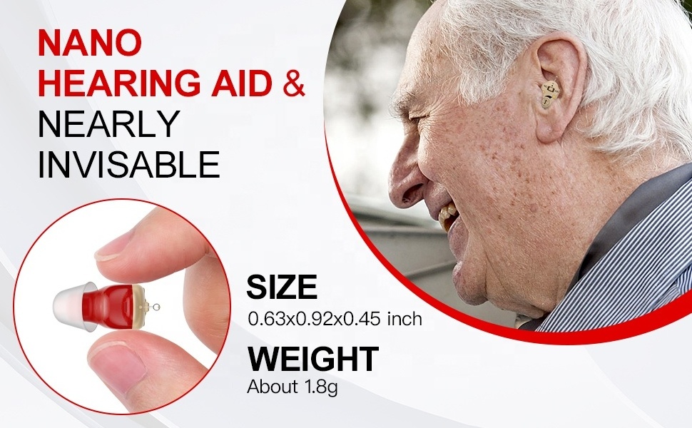 Digital Mini hearing aids Rechargeable for deafness Sound Amplifier Hearing Aids for seniors