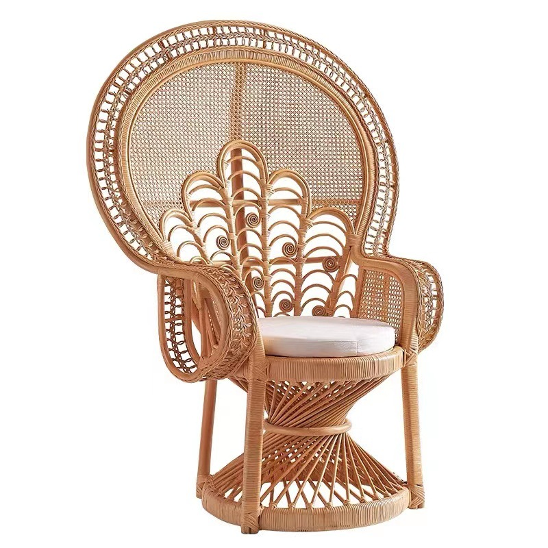 Modern Metal Garden Peacock Chairs Outdoor Lounge Chair For Kitchen Hotel Apartment Home