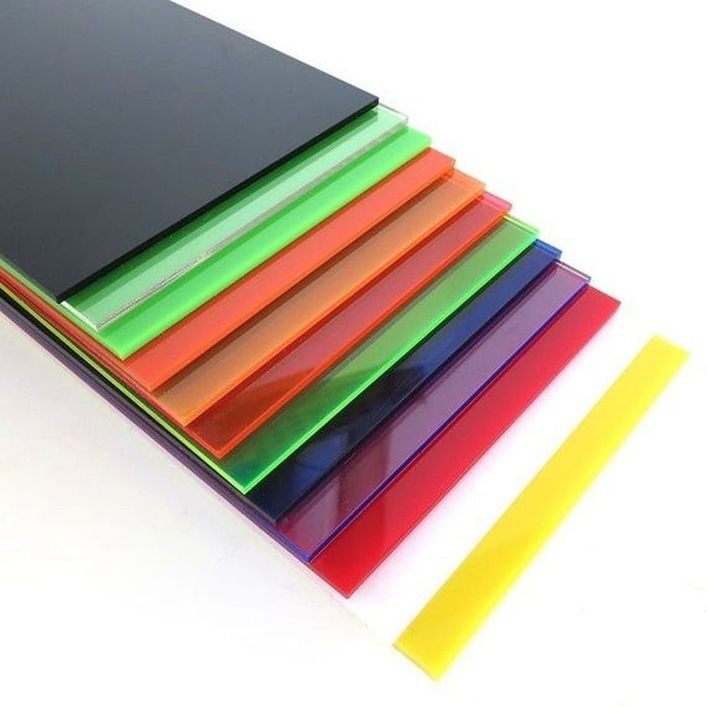 Custom 1mm 3mm 5mm 6mm 8mm 10mm Thickness Colorful Laser Cutting Extruded Clear Plastic Acrylic Sheets