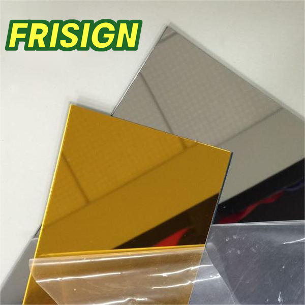 100% Virgin 3mm gold acrylic sheet/silver gold color acrylic mirror sheets/pmma acrylic panels