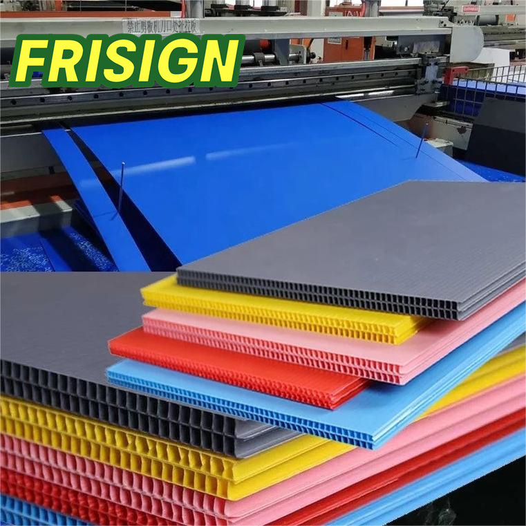 Flame/ Fire Retardant Polypropylene PP Hollow Sheets Corflute Hard Correx corrugated board 4x8 Sheets Temporary Floor Protector