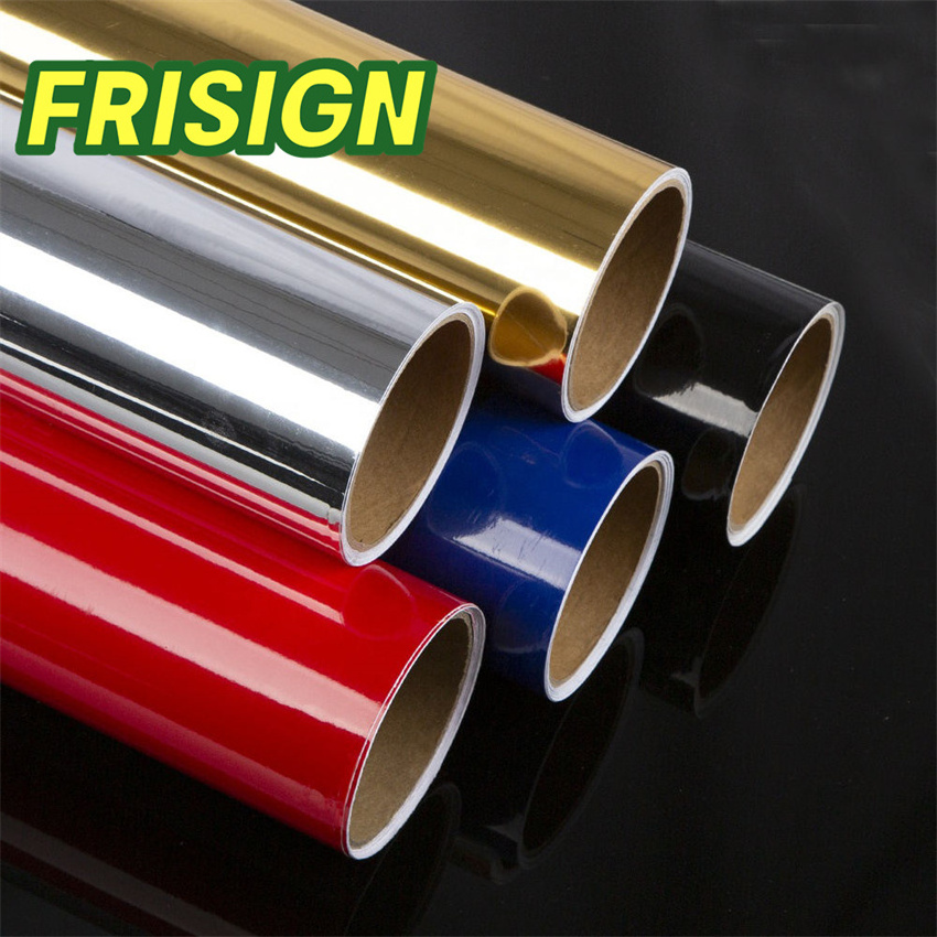 FRISIGN Hot selling Oracal 651 Transparent Glue Car Wrap Custom Advertising Color Cutting Self Adhesive Vinyl Roll