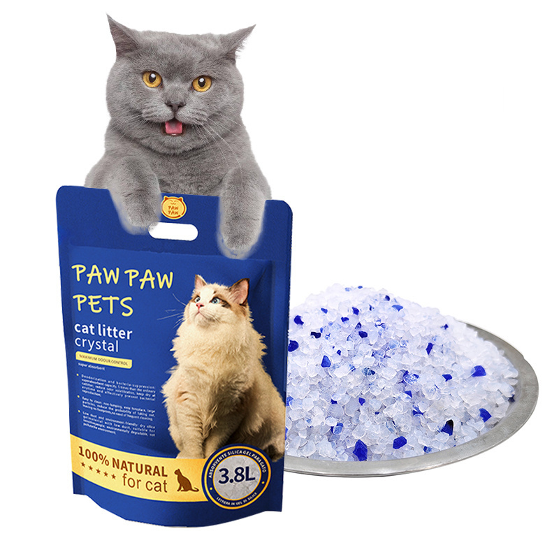 Cat Litter Crystal Crystal Wholesale Low Price Cat Toilet Litter Sand Big Granular Silicone Crystal Cat Litter