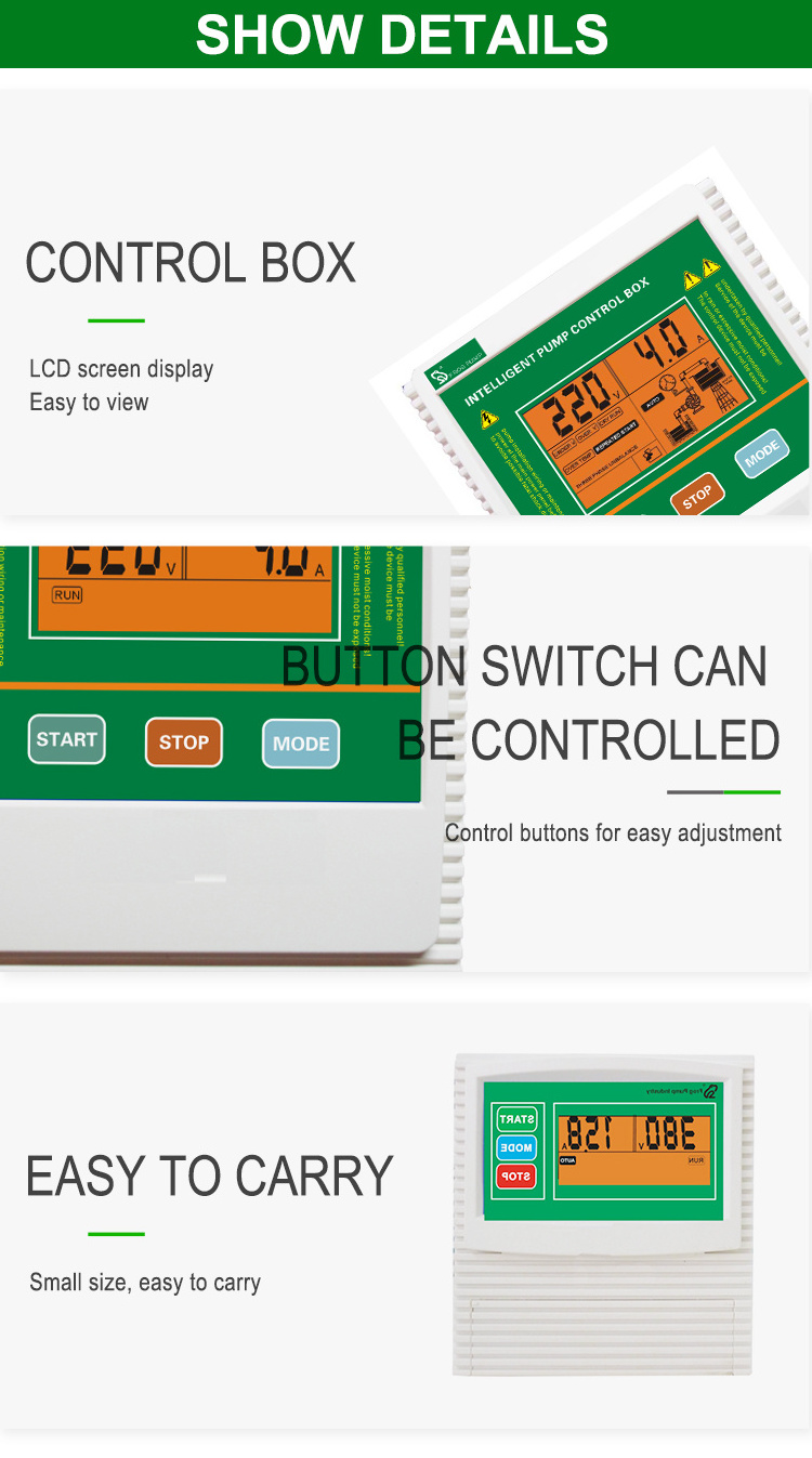 Low price digital timer water pump controller manual automatic switch water pump pressure control