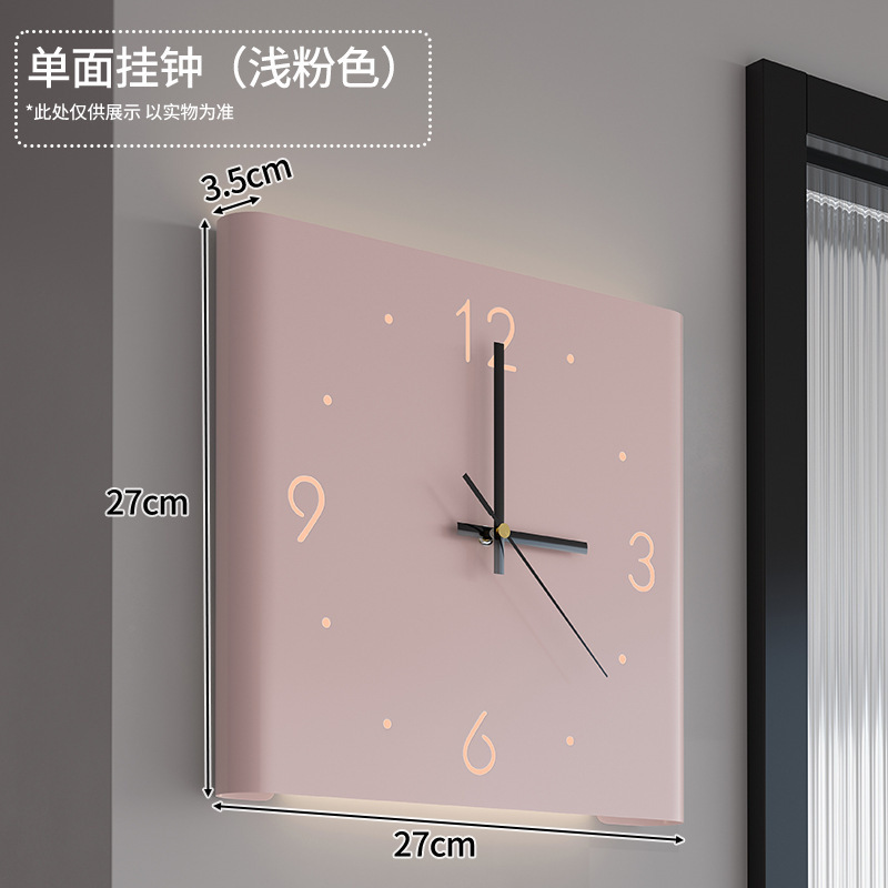 Wall Clock Creative Arc Corner Clock Two sided Corner Arc Double sided Silent Wall Clock Wholesale