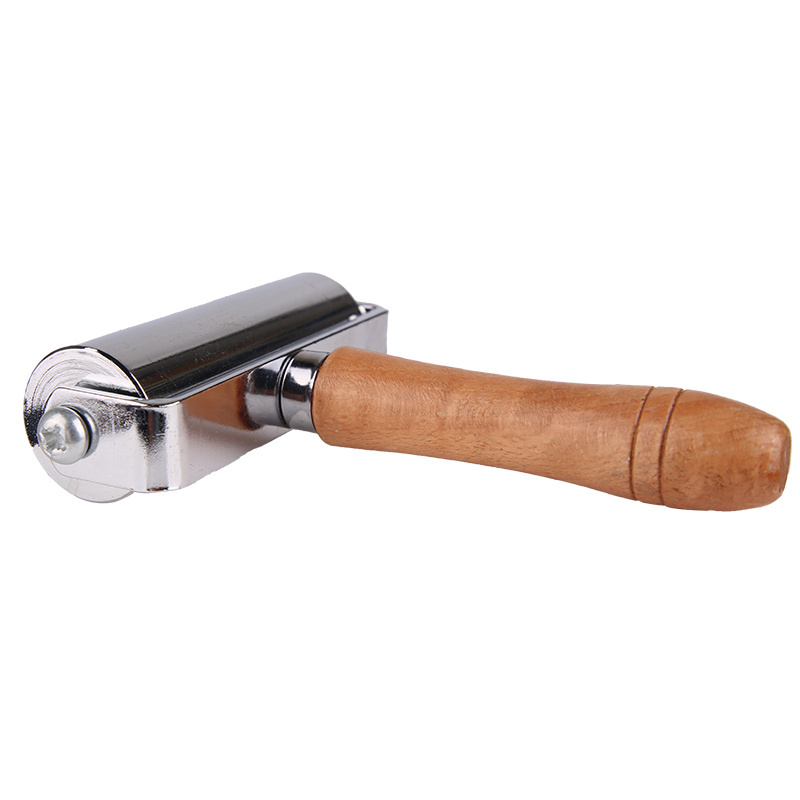 26/60/100mm Leather Press Edge Roller Leather handwork Tool Edge Creaser and Smoother Leather Glue Laminating Roller