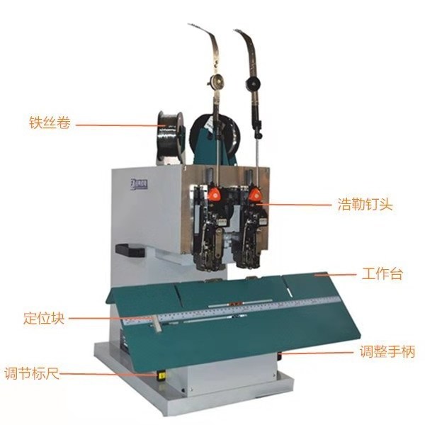 FRONT Double Head Saddle Stitch Double Head Stapler Electric Binding Machine Efficient and fast with discount