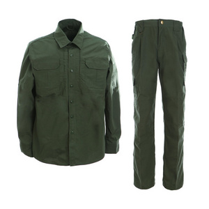 TC 65/35 Ripstop Olive Green Camo Fatigue Combat Uniform