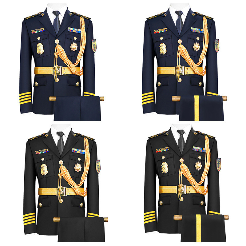 Hot-Selling Custom Made Security Guard Ceremony Uniform Suits