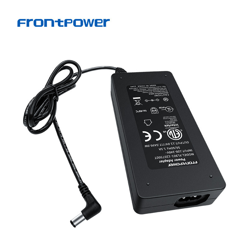 90W 12V 7A 7.5A ACDC Switching Power Supply Desktop Adapter with BIS/ECAS/UL/CB/CE/GS/EMC/LVD/SAA/KC/FCC/PSE/CCC/ETL