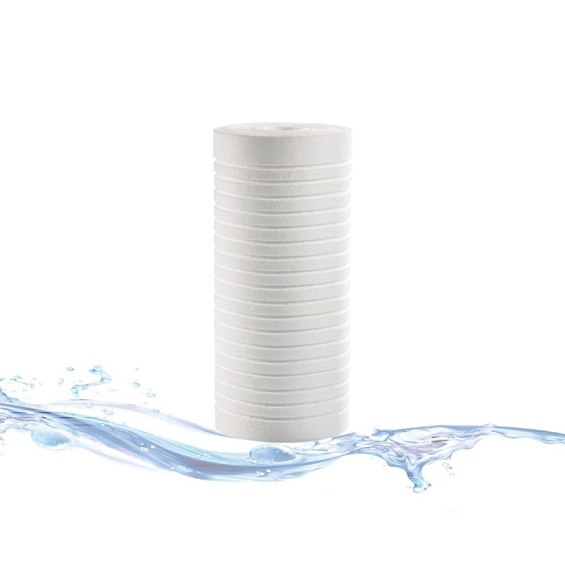 China Manufacturer 1-50 Micron 10 Inch PP Sediment Filter Melt Blown Spun Big Blue Water Filter Cartridge For RO Filtration