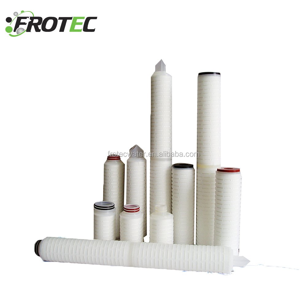 0.22um Highly Asymmetric Pes Membrane Pleated Filter Cartridge for Beer Vodka Water Final Filtration