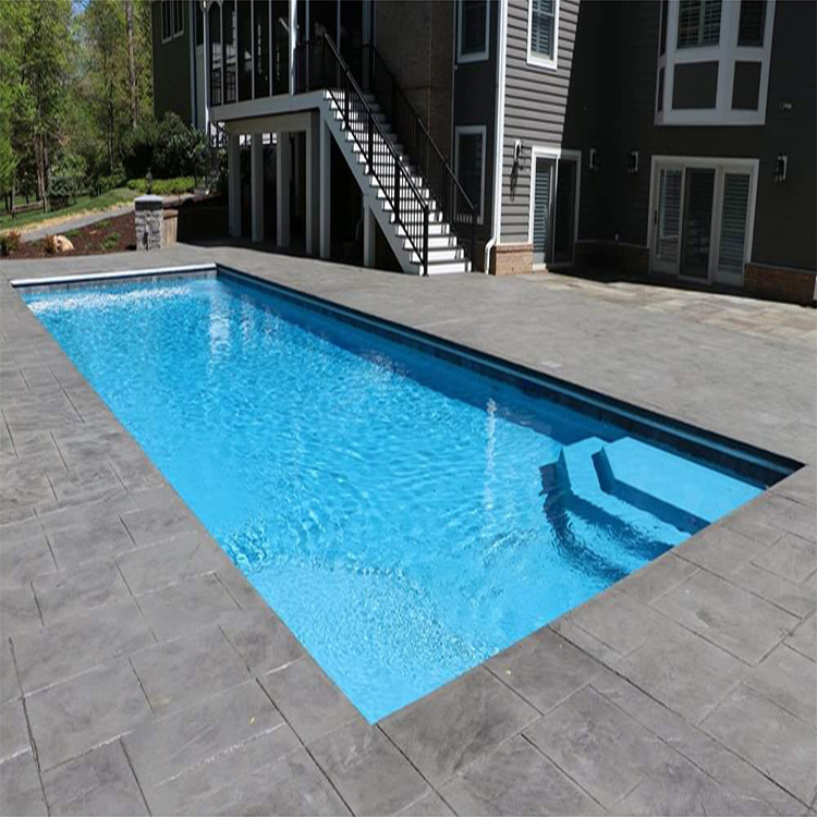 prefabricated large underground artificial swimming pool wholesale adult endless oval terrace swimming pools